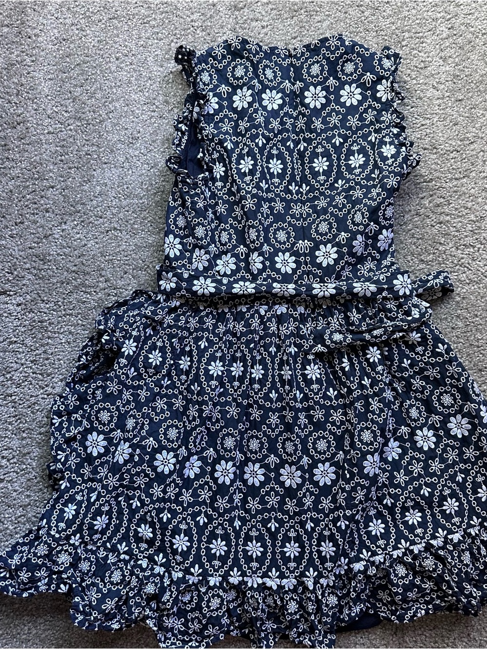 Kate Spade New York sleeveless eyelet wrap dress, “shore thing” size 2 - Picture 10 of 11